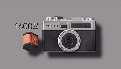 Yashica Y35 digiFilm: Filmlos mit Filmpatrone.