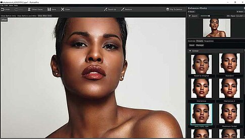 „PortraitPro 17“: Neue Vorlagen-/Preset-Verwaltung