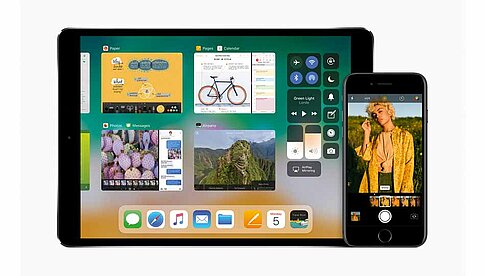 Apple iOS 11 für iPads und iPhones: Bilder ab jetzt im HEIF-Format, Videos als HEVC-Daten.