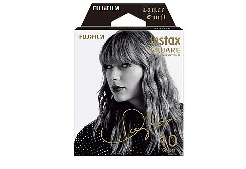 Passend zur instax SQUARE SQ6 in der Taylor Swift Edition gibt es auch den entsprechenden Sofortbildfilm