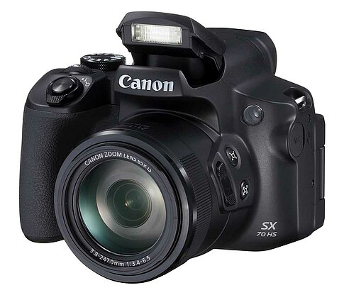 Canon PowerShot SX70 HS: 20,3 Megapixel und 65-faches Zoomobjektiv