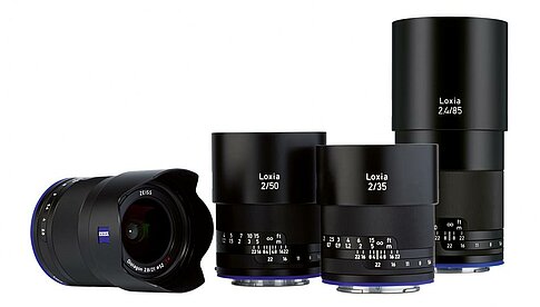 Auch im Angebot von lens4rent.de: Die Zeiss-Loxia-Familie