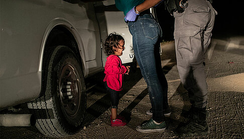 Nominiert für das World Press Photo of the Year 2019: Crying Girl on the Border - John Moore, United States, Getty Images