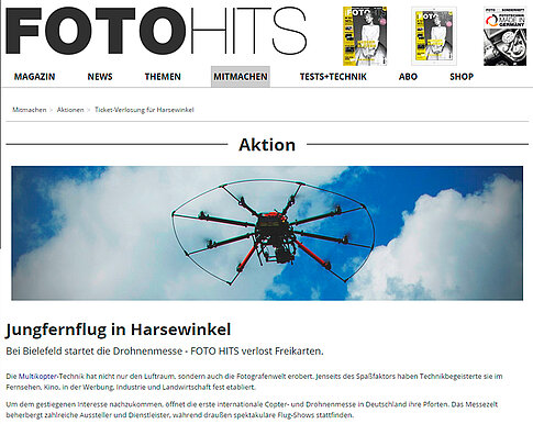 FOTO HITS-Gewinnspiel: Coptermesse