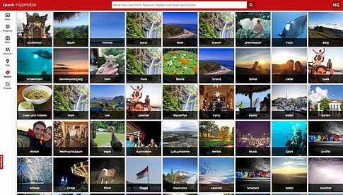 Neue Suchfunktionen in CEWE MyPhoto