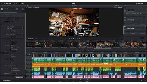 Versionsnummer übersprungen: Aus DaVinci Resolve 12.5 wird DaVinci Resolve 14. Das Programm wurde erheblich schneller.