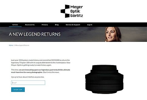 Meyer Optik Görlitz: Neues Objektiv per Crowdfunding