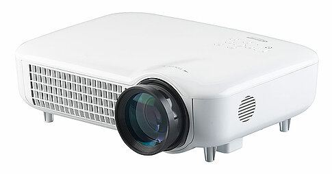 Full-HD-LED-Projektor mit 3.000 Lumen: SceneLights LB-9500 von Pearl