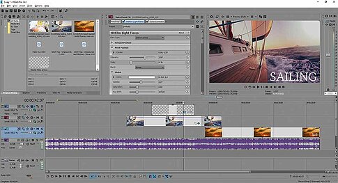 Vegas Pro 14: Film- und Titeleffekte mit „Hitfilm“