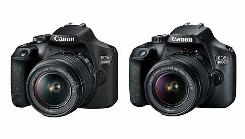 Neu für Einsteiger: Canon EOS 2000D mit 24,1 Megapixel und EOS 4000D mit 18 Megapixel