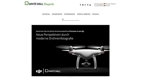 Im WhiteWall-Magazin findet man neben der Broschüre weitere Tipps rund um die Fotografie