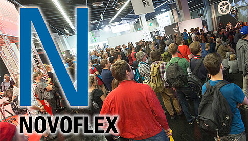 Novoflex ist 2018 auf vielen Festivals oder Messen wie hier der photokina in Köln vertreten (Foto: photokina/Koelnmesse GmbH)