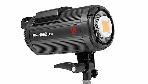 Jinbei EF-150D: LED-Leuchte mit dualer Stromversorgung.