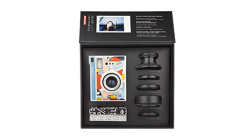 Die Lomo‘Instant Automat Sundae Kids Edition gibt es auch im Set mit vier verschiedenen Objektivvorsätzen