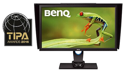 BenQ SW2700PT: TIPA-Sieger in der Kategorie der besten Monitore für Bildbearbeiter