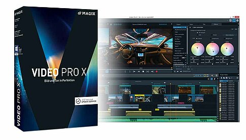 Neue Funktionen, deutlich erweitert: Magix Video Pro X