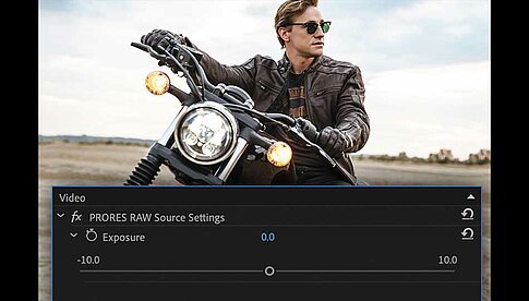 Premiere Pro öffnet und verarbeitet jetzt auch das Apple ProRes-Raw-Format.