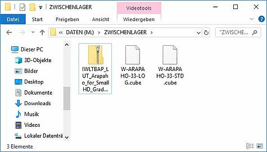 LUTs sind im Grund einfache Textdateien mit großen Farbwerttabellen, die die Umrechnung der Videos beschreiben. Einige sind kostenlos erhältlich wie etwa von https://luts.iwltbap.com/ und lassen sich als ZIP-Dateien aus dem Internet laden.