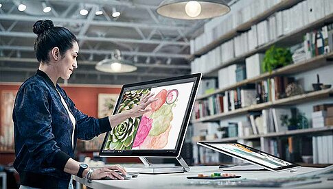 Intuitive Bildbearbeitung mit „Microsoft Surface Studio“