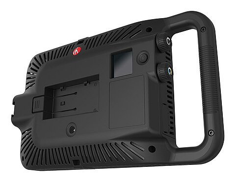 Manfrotto „Lykos“-LED-Leuchten: Rückseite