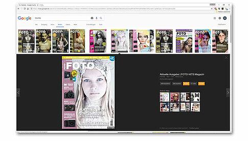 Stein des Anstoßes: Aktuelle Bilddarstellung bei Fotos-Suche über Google