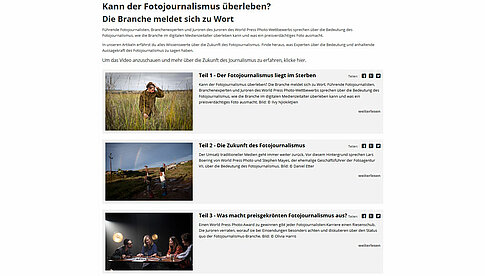 Kostenlos auf fotothits.de abrufbar: Kann der Fotojournalismus überleben?