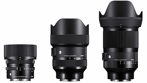 Drei neue Sigma-Objektive für Sony-FE- und L-Bajonett (Sigma, Leica, Panasonic Vollformat).