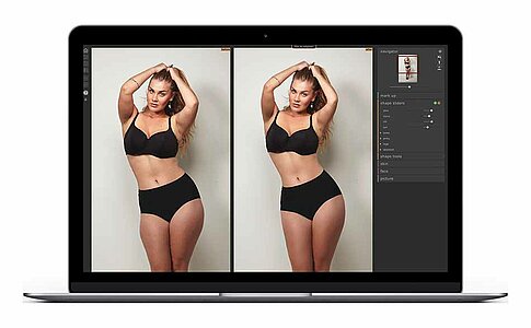 PortraitPro Body: Körperformen per Schieberegler modellieren