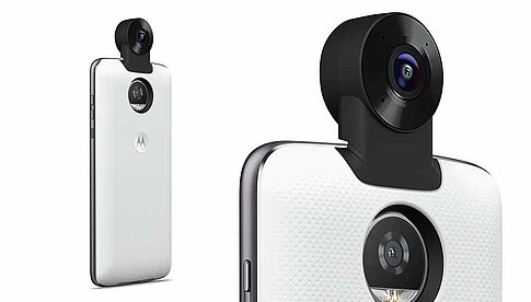 360-Grad-Foto- und -Videokamera für das Moto Z