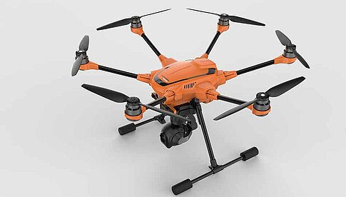 Fliegt im Notfall auch mit nur fünf Motoren - der Hexakopter H520