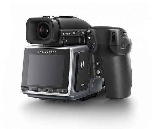 Hasselblad H6D-100c: Rückseite mit berührungsempfindlichen LCD