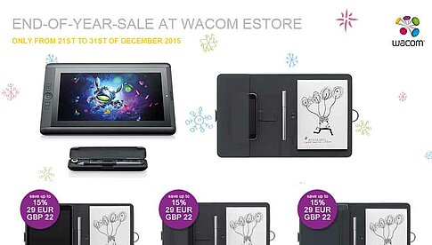 Wacom "End of Year Sale"