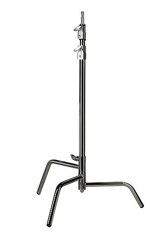 Hensel C-Stand: Modell-Nummer 84321030 mit Arbeitshöhe von 100 bis 250 cm