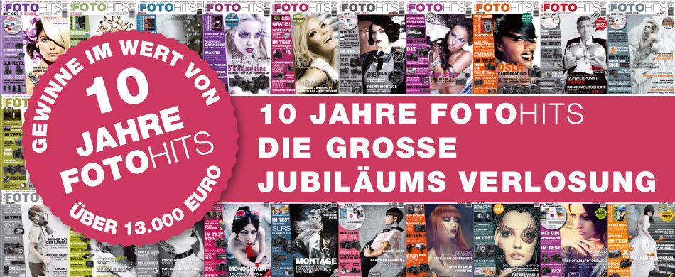 10 Jahre FOTO HITS - Das große Jubiläums-Gewinnspiel